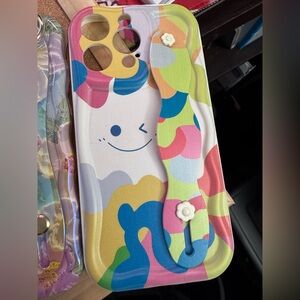 Colorful Smiley Face Phone Case